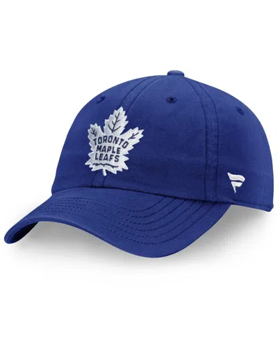 Fanatics Men's Blue Toronto Maple Leaf's Core Primary Logo Adjustable Hat