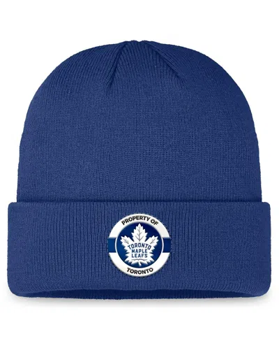 Fanatics Men's Blue Toronto Maple Leafs Authentic Pro Training Camp Cuffed Knit Hat