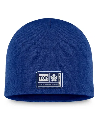 Fanatics Men's Blue Toronto Maple Leafs Authentic Pro Training Camp Knit Hat