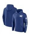 Fanatics Men's Blue Toronto Maple Leafs Revolution Pullover Hoodie In Blue