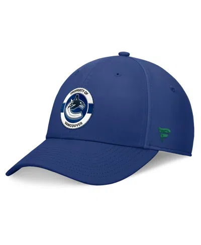 Fanatics Men's Blue Vancouver Canucks Authentic Pro Training Camp Flex Hat