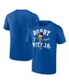 Fanatics Men's Bobby Witt Jr. Royal Kansas City Royals Hometown Caricature T-shirt In Blue