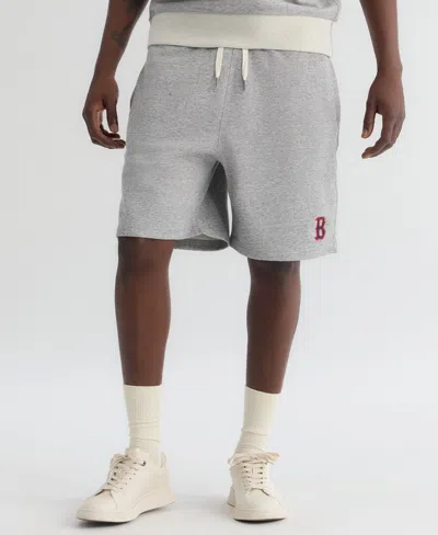 Fanatics Men's Boston Red Sox Iconic Terry Relaxed-fit Sweat Shorts, 8" Inseam In Heather Gray