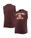 Fanatics Men's Brown Cleveland Browns Big And Tall Muscle Tank Top In Brown