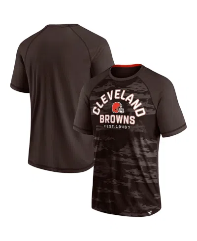 Fanatics Men's Brown Cleveland Browns Hail Mary Raglan T-shirt