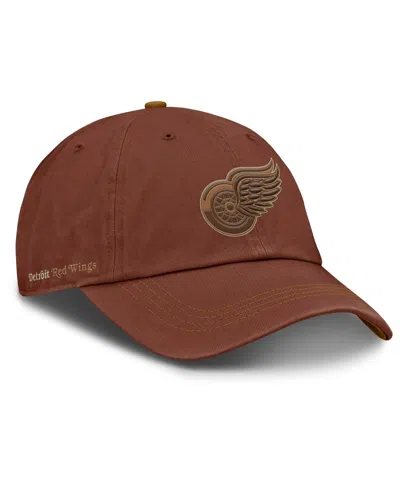 Fanatics Men's Brown Detroit Red Wings Fall Leaves Timber Adjustable Hat