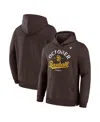 Fanatics Men's Brown San Diego Padres 2025 Mlb Postseason Locker Room Hoodie In Brown