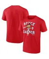 Fanatics Men's Bryce Harper Red Philadelphia Phillies Hometown Caricature T-shirt In Red