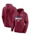 Fanatics Men's Burgundy Colorado Avalanche 2025 Stanley Cup Playoffs Breakout Fleece Pullover Hoodie In Red