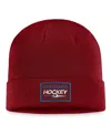 Fanatics Men's Burgundy Colorado Avalanche Authentic Pro Cuffed Knit Hat In Burgundy