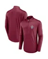 Fanatics Men's Burgundy Colorado Rapids Iconic Quarter-zip Jacket In Burgundy