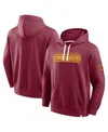 Fanatics Men's Burgundy Washington Commanders New Horizons Heritage Pullover Hoodie In Brown