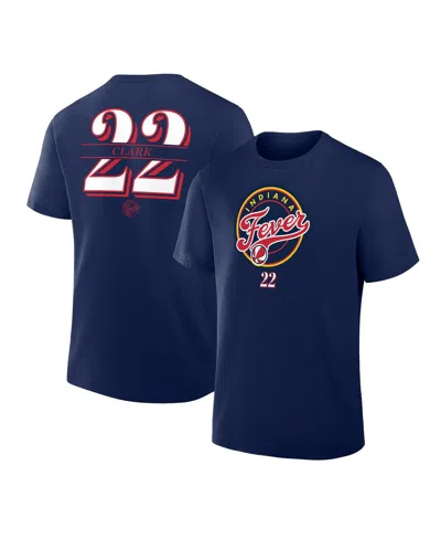 Fanatics Men's Caitlin Clark Navy Indiana Fever In The Paint Name Number T-shirt In Blue