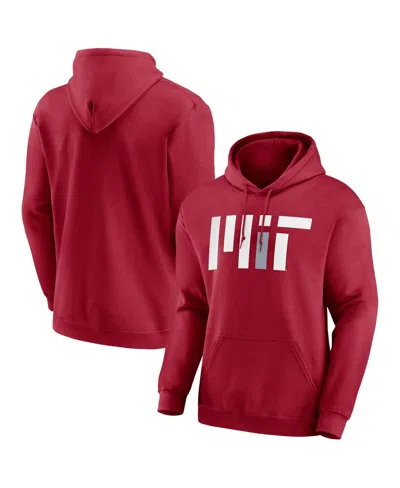Fanatics Men's Cardinal Mit Engineers Fleece Pullover Hoodie In Red