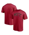 Fanatics Men's Cardinal Mit Engineers T-shirt In Burgundy