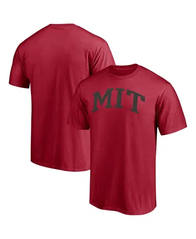 Fanatics Men's Cardinal Mit Engineers T-shirt In Burgundy