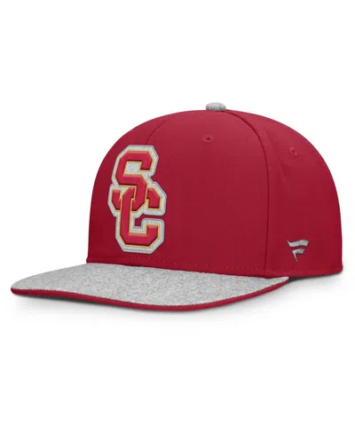 Fanatics Men's Cardinal Usc Trojans Loden Snapback Hat In Red