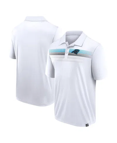 Fanatics Men's Carolina Panthers Victory For Us Interlock Polo In White