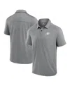 Fanatics Men's Grey Carolina Panthers Front Office Tech Polo Shirt In Gold
