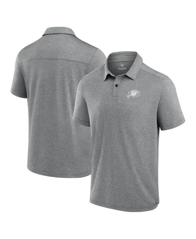 FANATICS MEN'S CHARCOAL COLORADO BUFFALOES PERFORMANCE POLO SHIRT