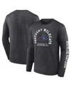 Fanatics Men's Heather Charcoal Los Angeles Dodgers 2024 World Series Champions Locker Room Pullover Hoodie In Charcoal