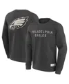 Fanatics Men's Charcoal Philadelphia Eagles Elements Future Ground Lettering Pullover Sweatshirt In Gray
