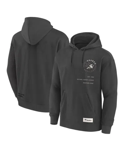 Fanatics Men's Charcoal Vegas Golden Knights Future Ground Info Pullover Hoodie