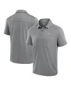 Fanatics Men's Charcoal Alabama Crimson Tide Performance Polo In Gray