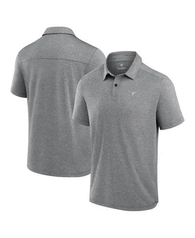 FANATICS MEN'S CHARCOAL TEXAS LONGHORNS PERFORMANCE POLO SHIRT