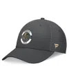 Fanatics Men's Charcoal Vegas Golden Knights Authentic Pro Training Camp Flex Hat In Charcoal
