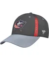 Fanatics Men's Charcoal/gray Columbus Blue Jackets Authentic Pro Training Camp Flex Hat