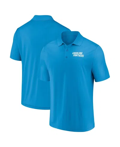 Fanatics Men's Cobalt Carolina Panthers Polo Shirt In Blue
