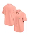 Fanatics Men's Coral San Francisco 49ers Front Office Button-up Shirt In Coral
