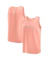 Fanatics Men's Coral Los Angeles Angels Elements Tank Top In Coral