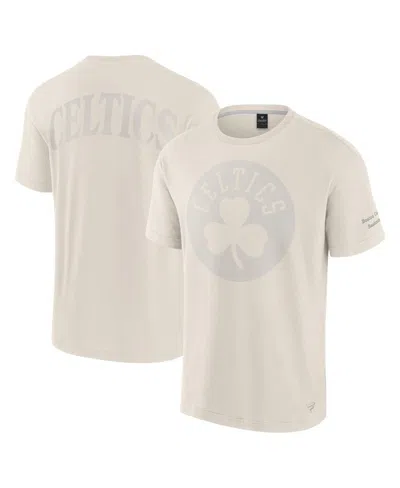 Fanatics Men's Cream Boston Celtics Elements Iconic T-shirt