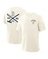 Fanatics Men's Cream Boston Red Sox Nostalgia Stadium Slub T-shirt In Neutral