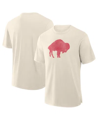 Fanatics Men's Cream Buffalo Bills Slub T-shirt