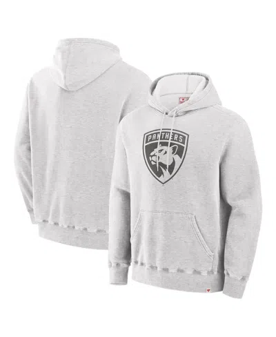 Fanatics Men's Cream Florida Panthers Made In Canada Pullover Hoodie