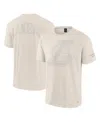 Fanatics Men's Cream Los Angeles Lakers Elements Iconic T-shirt In Cream