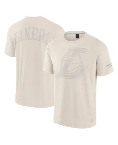 Fanatics Men's Cream Los Angeles Lakers Elements Iconic T-shirt