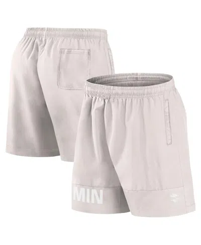 Fanatics Men's Cream Minnesota Vikings Elements Shorts In Neutral