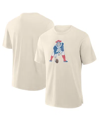 Fanatics Men's Cream New England Patriots Slub T-shirt In Pink