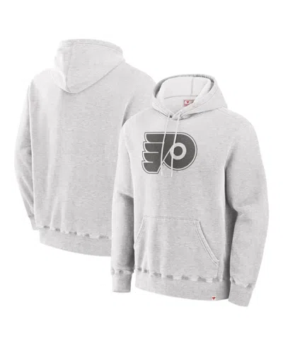 Fanatics Men's Cream Philadelphia Flyers Made In Canada Pullover Hoodie