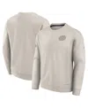 Fanatics Men's Cream New Jersey Devils Authentic Pro Road Fleece Pullover Sweatshirt In White