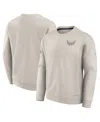 Fanatics Men's Cream Washington Capitals Authentic Pro Road Fleece Pullover Sweatshirt In White