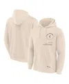 Fanatics Men's Cream Wnba Elements Future Ground Info Pullover Hoodie In Cream