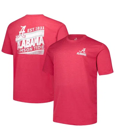 Fanatics Men's Crimson Alabama Crimson Tide Big Tall Ideal Faded T-shirt