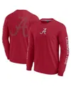 Fanatics Men's Crimson Alabama Crimson Tide Strive Long Sleeve T-shirt In Crimson