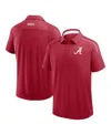Fanatics Men's Crimson Alabama Crimson Tide Take The Lead Defender Raglan Polo Shirt In Red