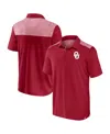 Fanatics Men's Crimson Oklahoma Sooners Long Shot Polo Shirt In Crimson,heather Red